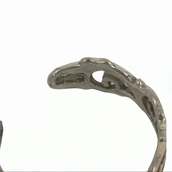 925 TOE RING XS STAMPED STERLING SILVER WAVES IN THE WIND ADJUSTABLE - Picture 3 of 13